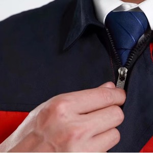 Logo personnalisé été mince à manches longues salopette hommes couleur-blocage travail assurance vêtements site assainissement vêtements bricolage - Product Image 6