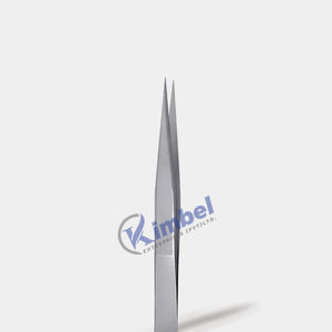 Pinces à épiler pour extensions de cils en acier inoxydable personnalisées avec étiquette privée, forme droite en I, pointes pour cils volumineux, pinces à épiler isolantes - Product Image 5