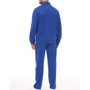 À la mode de bonne qualité vêtements de sport hommes survêtements couleur unie respirant léger manches longues survêtement - Product Image 2