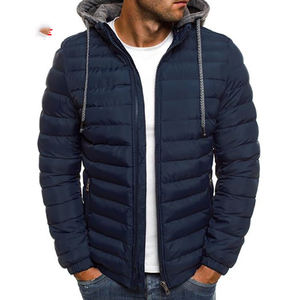 Nuevo diseño de calidad superior de los hombres Puffer Bubble Down Jacket Heavy Zipper up Bubble Jacket para hombre - Product Image 3