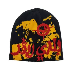 Ribbed Knit Beanies for <b>Men</b> and Women | Fashionable Winter <b>Wool</b> <b>Hats</b> for Outdoor Comfort and Streetwear Warmth - Product Image 2