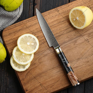 Cuchillo de Cocina Damasco de 5 Pulgadas, 67 Capas de Acero Damasco con Mango de Resina y Madera - Product Image 1