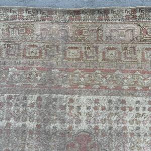 6.3x9.2 ft Rug, Turkish Vintage Rug, <b>Red</b> <b>Wool</b> Rug - Product Image 5