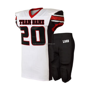 Uniforme d'équipe de football américain à impression par sublimation en transfert de chaleur en polyester personnalisé pour hommes nouvel ensemble de maillots de football américain - Product Image 4