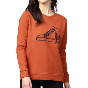 Sudadera bordada de manga larga de algodón más vendida de alta calidad Sudadera bordada informal de secado rápido sostenible - Product Image 1