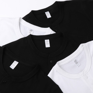 Camiseta personalizada de manga corta para hombre, peso pesado, 100% algodón, logotipo impreso bordado, camiseta de gran tamaño exterior para hombre - Product Image 3