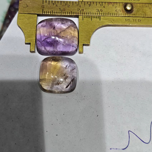 Impresionante piedra preciosa ametrina suave suelta 15X30mm forma de cojín IGI certificado Día DE LA MADRE joyería de moda regalo encontrar anillos - Product Image 1