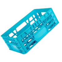 Caisses en plastique durables et polyvalentes DPK49 pour le stockage et le transport sécurisés des assiettes et des bols destinés aux services de restauration et de traiteur