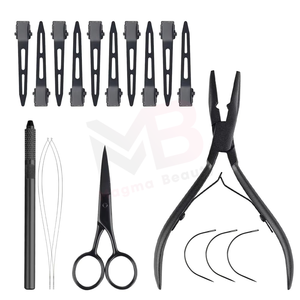 Nuevo Kit de Pinzas para Extensiones de Cabello de Acero Inoxidable de Grado Quirúrgico Profesional, Herramienta de Gancho para Uso Comercial, Gran Venta - Product Image 3