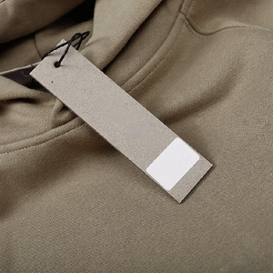 Sudadera con Capucha para Hombre, 100% Algodón, Felpa Francesa, Color Sólido, con Bolsillo, Corte Regular, Estilo Casual para Otoño - Product Image 5