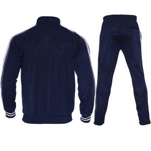 Vente en gros Ensemble de survêtements athlétiques bleu marine, survêtements performants et stylés au quotidien pour hommes - Product Image 2