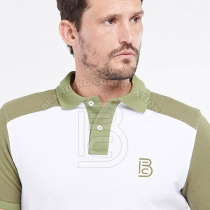 Camiseta Polo antibolitas transpirable personalizada de alta calidad 100% algodón Polo de Golf para hombre - Product Image 4
