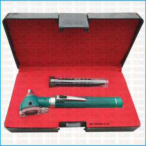 Otoscopio de Fibra Óptica Verde Oscuro de Uso Clínico, Otoscopio Profesional de Fibra Óptica Verde Oscuro, Dispositivo de Inspección de Oídos - Product Image 4