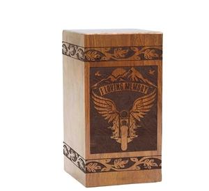 Customizable Wooden <b>Urn</b> for <b>Ashes</b> Personalized Adult Cremation Memorial Box Male Female Keepsake Container in Loving Memory - Product Image 3
