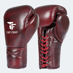 Gants de boxe professionnels semi-contact, arts martiaux Taekwondo, vente en gros de gants de boxe en cuir - Product Image 4