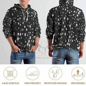Offre Spéciale nouveauté sweats à capuche en strass pour hommes style unique sweats à capuche en strass respirants dans le meilleur matériel - Product Image 6