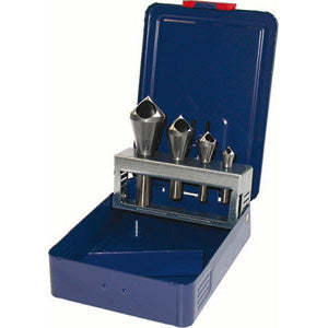 Juego de 4 piezas de herramientas de perforación de acero al cobalto HSS-E 8878g para desbarbado y avellanado - Product Image 1
