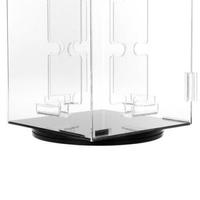 Verrouillable acrylique rotatif 48 montre vitrine vitrine compteur rotatif Lucite bijoux montre intelligente support armoire