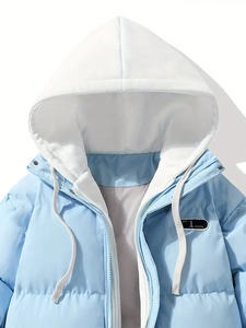 เสื้อแจ็กเก็ตขนเป็ดอเนกประสงค์ของผู้ชายผ้าแคนวาสแบบมีฮู้ดระบายอากาศได้ดีบางกันน้ำได้สำหรับฤดูร้อน - Product Image 5