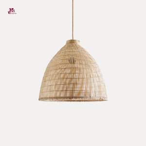 Wholesale <b>Rattan</b> Bamboo Lampshade Natural Bamboo <b>Pendant</b> Light for Home Kitchen Hotel Decoration - Product Image 1