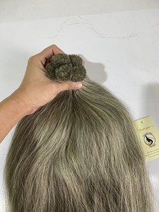 Extension de cheveux humains de vierge russe, qualité supérieure, 8 pouces, cheveux lisses naturels, Double Drawn, vente en gros - Product Image 6