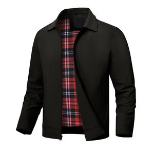 Chaqueta de Color Sólido de Nuevo Diseño al por Mayor para Hombre, Chaqueta Cortavientos de Manga Larga Hecha a Medida, Estilo Clásico - Product Image 1