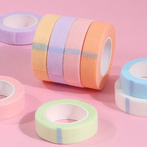 Ruban pour cils en mousse micro personnalisée, gel de silicone, rose vif, pour peaux sensibles, bleu et noir colorés, pour extensions de cils - Product Image 6