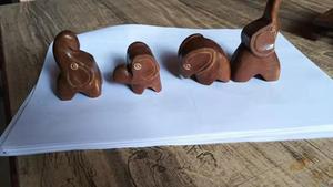 รูปปั้นช้างทำจากไม้ทำด้วยมือรูปปั้นสไตล์อาร์ตเดคโคที่มีเอกลักษณ์เฉพาะตัวรูปปั้นช้างสำหรับตกแต่งบ้านและสำนักงานไอเดียของขวัญครบรอบ - Product Image 4