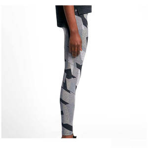 Leggings de yoga de sport sans couture grande taille pour femmes avec taille élastique solide Style pantalon confortable - Product Image 5