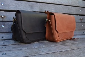 Women's Vintage Style LCBB-0199 Single Shoulder Crossbody Bag Long and Short <b>Strap</b> Multi-Layer Capacity for Business - Product Image 5