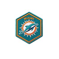 Patch brodé thermocollant ou à coudre de l'équipe de football Dolphin, logo sportif pour veste, sac à dos, chapeau, décoration de vêtements