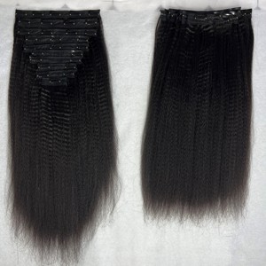Extensiones de cabello crudo vietnamita clip de alta calidad en precio al por mayor todos los colores disponibles doble dibujado - Product Image 5