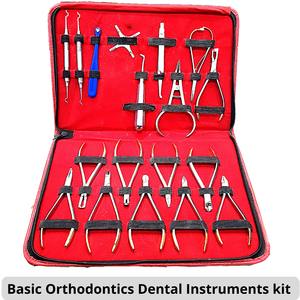 Servicio OEM personalizado profesional de acero inoxidable básico ortodoncia Instrumentos dentales Set 18 piezas compuesto Kit Premium - Product Image 5