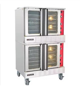 NUEVO Horno de Convección a Gas Propano/Eléctrico de 38 Pulgadas, Doble Plataforma, 108000 BTU con Protección contra Sobrecalentamiento para Uso en Panadería - Product Image 1