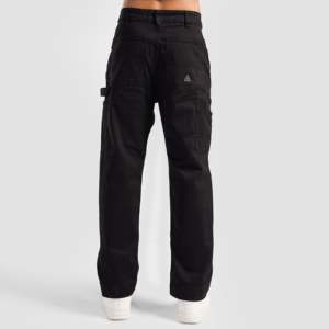 Pantalones Chinos Ligeros de Lona Venture, Casuales, Negros, Talla 6XL, con Pliegues, Lavado de Color, Cintura Media, para Primavera - Product Image 3