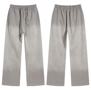 กางเกงวอร์มทรงหลวมขาบานแบบวินเทจ ผ้าฝ้าย 100% สีสันสดใส เป็นมิตรกับสิ่งแวดล้อม รุ่น Unisex ปรับแต่งได้ พร้อมเชือกผูกเอว - Product Image 3