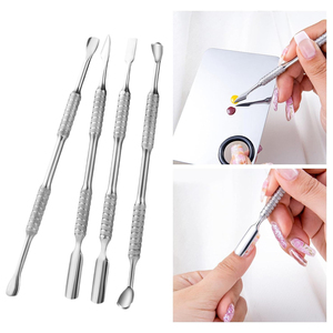Outil de manucure pour dissolvant de vernis à ongles en acier inoxydable - Product Image 1