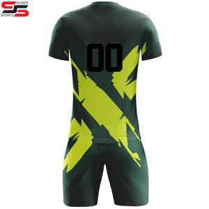 Uniforme de fútbol unisex Kit de fútbol personalizado de alta calidad para adultos Niños Impresión de nombre Logotipo personalizado Uniforme de fútbol personalizado - Product Image 2