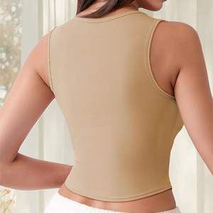 Camisetas sin mangas deportivas transpirables para mujer Ropa de gimnasio de secado rápido Logotipo personalizado disponible - Product Image 5