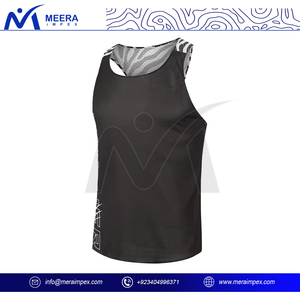 Cómoda camiseta sin mangas de poliéster para mujer, tela tejida, amigable con la piel para uso diario y relajación de viaje - Product Image 3