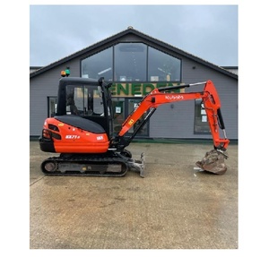 รถขุดไฮดรอลิกขนาดเล็ก Kubota KX71-3 แบบยืดหยุ่นได้ ใช้เครื่องยนต์ดีเซล สำหรับงานก่อสร้าง จัดสวน และงานเกษตร - Product Image 1