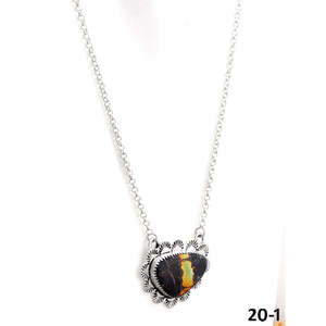 Collier style Southwest en turquoise et argent sterling, motif fleur et chiffres serti clos, chaîne à maillons, bijoux religieux - Product Image 4
