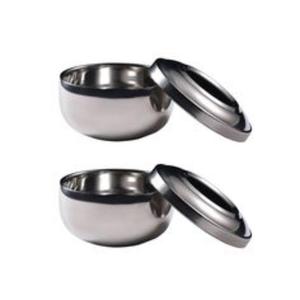 Tazón de servicio de acero inoxidable de primera calidad diseñado para cocinas modernas con durabilidad y un atractivo estético clásico - Product Image 1