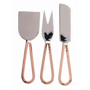 Luxury Stainless Steel Cheese Tools Set Kitchen Tools Gadgets Creative Handmade Handle <b>Knives</b> Dishwasher Safe Eco-Friendly - Product Image 3