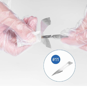 Mango de bisturí quirúrgico profesional No. 3 Fuente de alimentación manual Compatible con cuchillas estándar para disección de muestras - Product Image 6