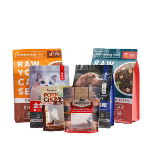 Sac d'emballage pour aliments pour animaux de compagnie (chiens et chats) en Mylar à fond plat, grande capacité, avec fermeture éclair, personnalisable, 1 kg, 2 kg, 3 kg, 5 kg, 10 kg, 15 kg, 20 kg - Product Image 5
