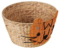 Décor de chambre de style charmant coffre-fort environnement blanchisserie pour enfants ou stockage de jouets tissage tigre jacinthe d'eau panier pour enfants