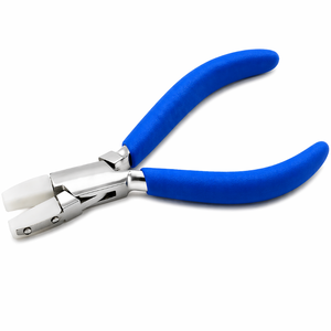Nylon Jaw Pliers Jewelry Making Tool Non Scratch Flat Nose Pliers <b>Soft</b> Jaw <b>Wire</b> Wrapping Tool Blue Grip - Product Image 4