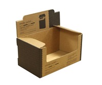Boîte de présentation de comptoir en carton écologique personnalisée pour les produits de soins personnels, le savon, le chocolat, les chaussures pour bébés - Emballage de vente au détail pour cadeaux de Noël