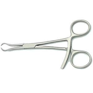 Pinzas de reducción ósea manuales Zelmi de alta calidad, 5.5 pulgadas, ortopédicas, curvadas, de acero inoxidable quirúrgico, instrumentos con certificación CE - Product Image 4